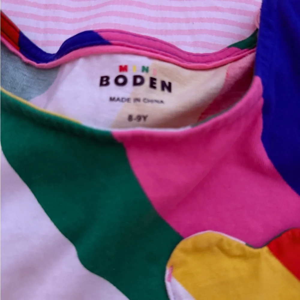 Mini Boden Multicolor Patchwork Tee - Picture 2 of 2
